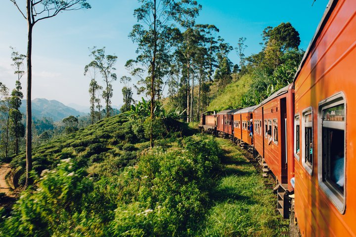 Zugfahrt Sri Lanka