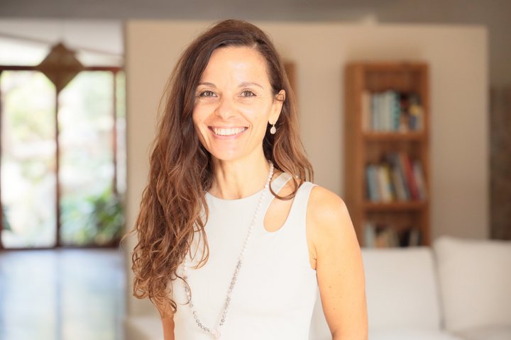 Yogalehrerin Maria Grazia Stomeo 