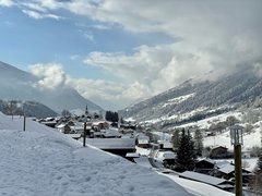 Dorf Ernen im Winter 