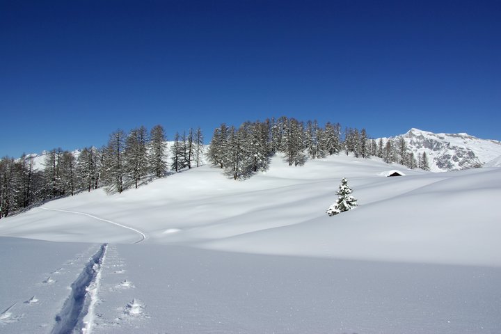 Yoga, Schneeschuhlaufen und Winterwandern im Wallis