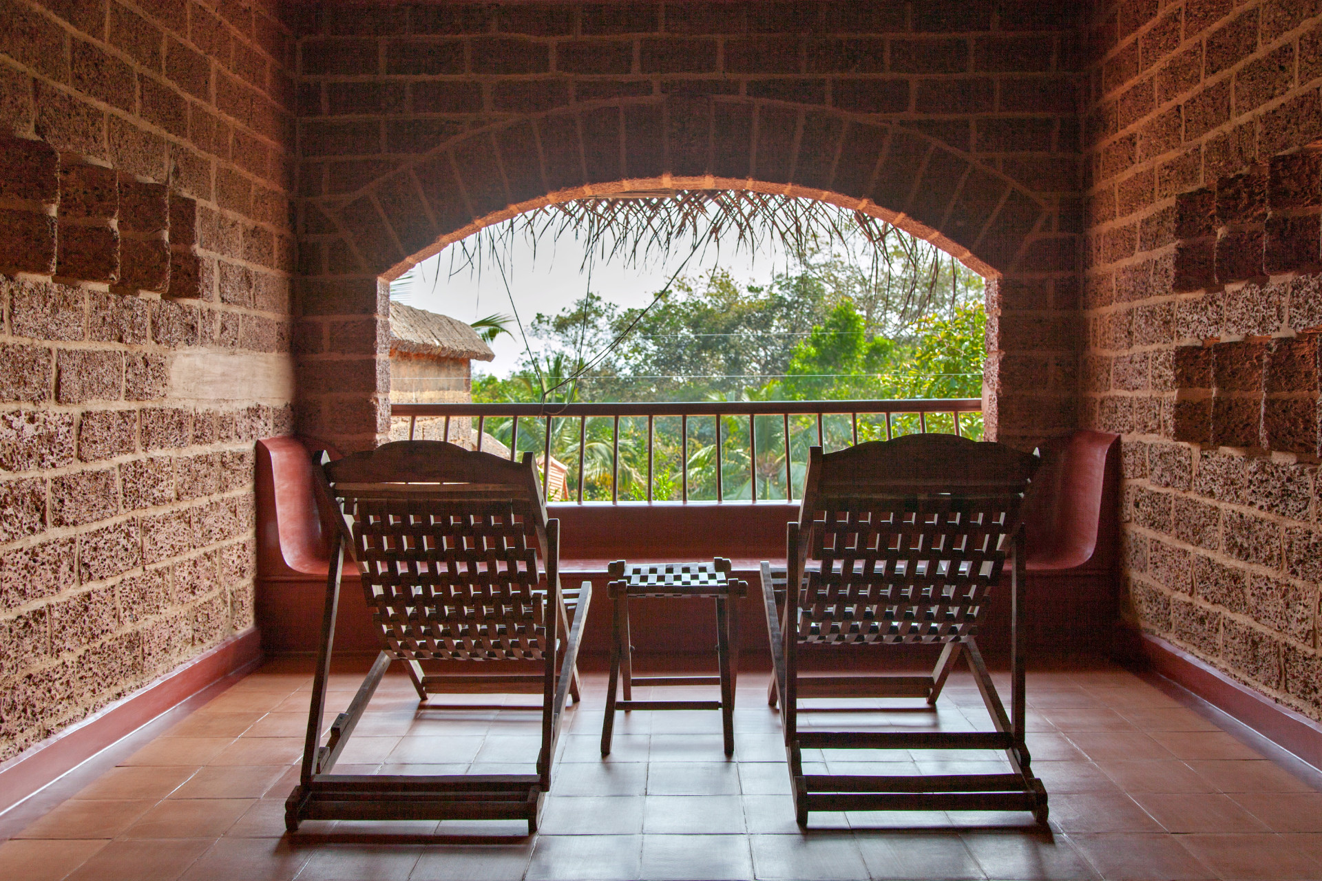 Hotel Swa Swara Garden Villa Meditationsterrasse
